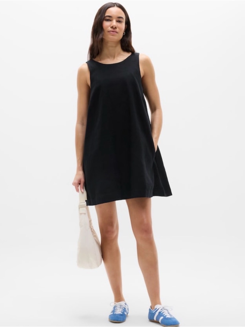 Nwt Retreat Linen Black Dress Sz S/P (#844288)